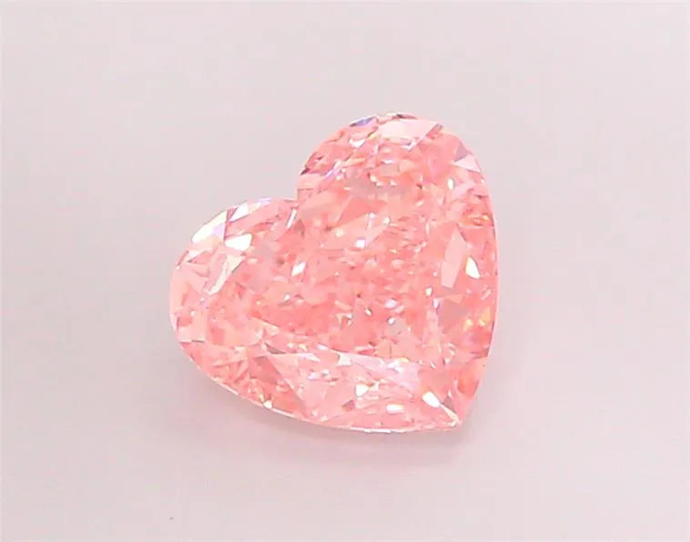 4.53ct Heart Lab Grown Diamond (Colour Fancy Vivid Pink, Clarity VVS2, IGI Certified)