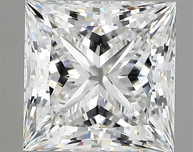 3.85ct Princess Lab Grown Diamond (Colour D, Clarity VVS1, IGI Certified)