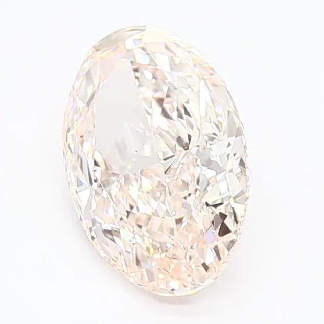 1.68ct Oval Lab Grown Diamond (Colour Fancy Light Pink, Clarity VS2, IGI Certified)