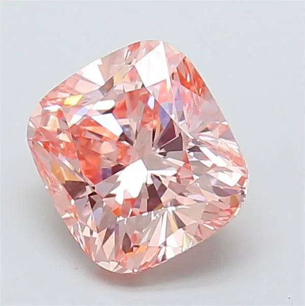 2.01ct Cushion modified Lab Grown Diamond (Colour Fancy Intense Pink, Clarity VS1, IGI Certified)