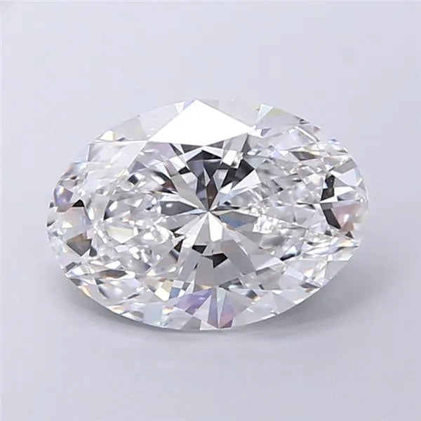4.00ct Oval Lab Grown Diamond (Colour D, Clarity VVS1, GIA Certified)