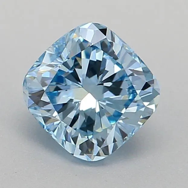 0.49ct Cushion brilliant Lab Grown Diamond (Colour Fancy Intense Blue, Clarity VS1, IGI Certified)