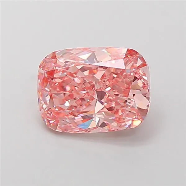 3.01ct Cushion modified Lab Grown Diamond (Colour Fancy Vivid Pink, Clarity VVS2, IGI Certified)