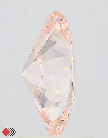 1.84ct Oval Lab Grown Diamond (Colour Fancy Vivid Pink, Clarity VS2, IGI Certified)