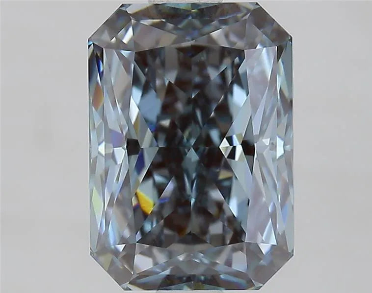 2.08ct Radiant Lab Grown Diamond (Colour Fancy Gray Blue, Clarity VVS2, IGI Certified)