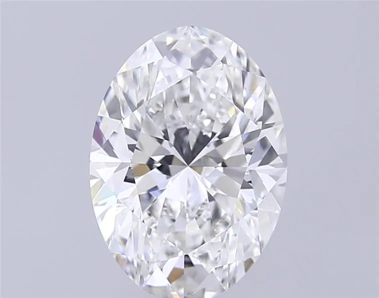 3.50ct Oval Lab Grown Diamond (Colour F, Clarity VS1, IGI Certified)