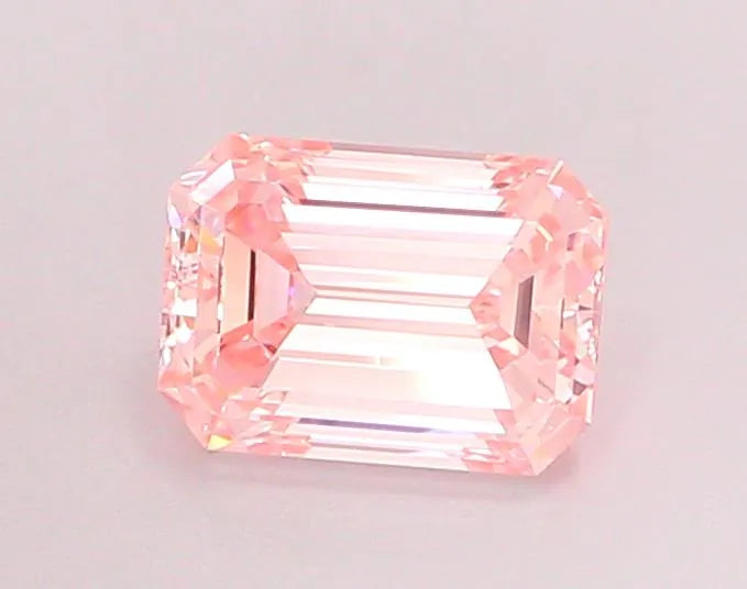 1.39ct Emerald Lab Grown Diamond (Colour Fancy Intense Pink, Clarity VS1, IGI Certified)