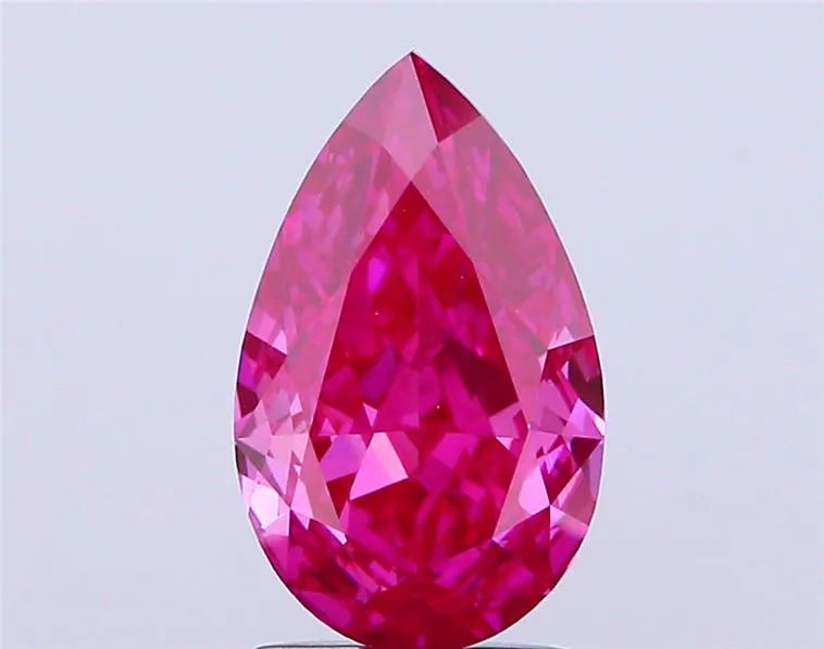 2.14ct Pear Lab Grown Diamond (Colour Red, Clarity VS1, Uncertified)