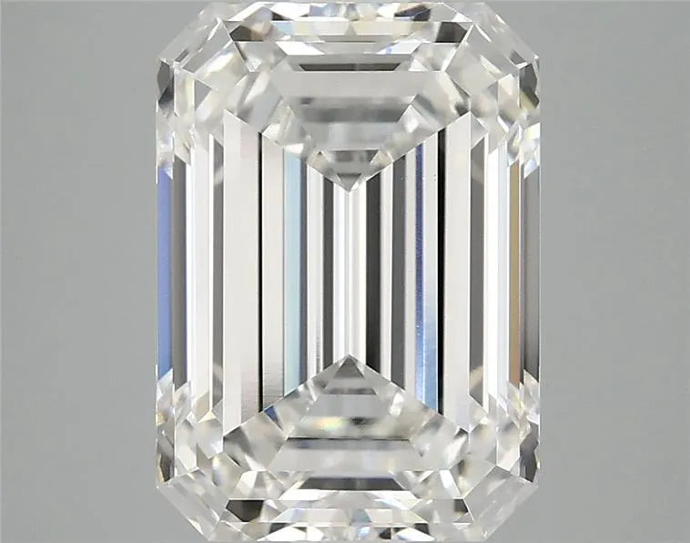 4.08ct Emerald Lab Grown Diamond (Colour F, Clarity VVS2, IGI Certified)