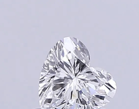 0.53ct Heart Lab Grown Diamond (Colour D, Clarity VVS2, IGI Certified)