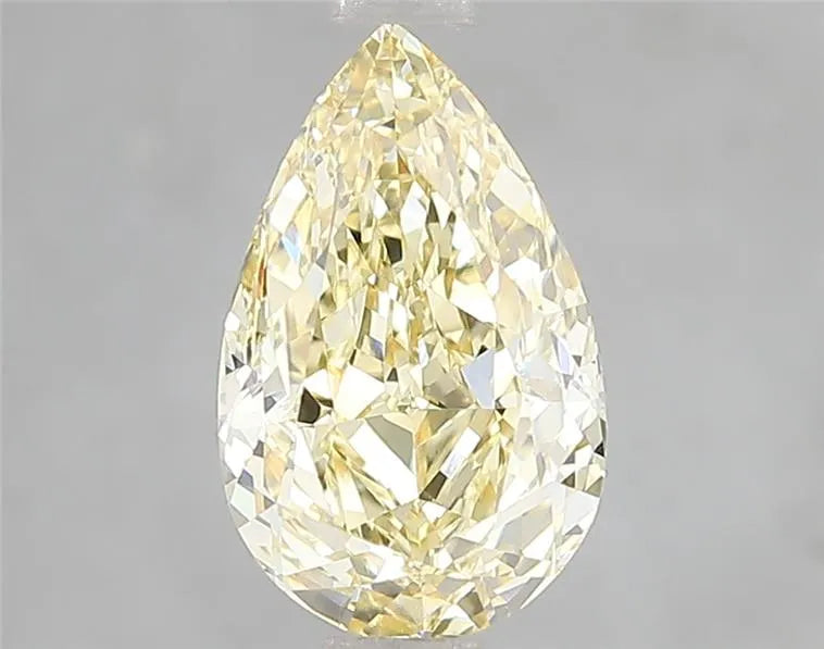 2.10ct Pear Lab Grown Diamond (Colour Fancy Intense Yellow, Clarity VVS1, IGI Certified)