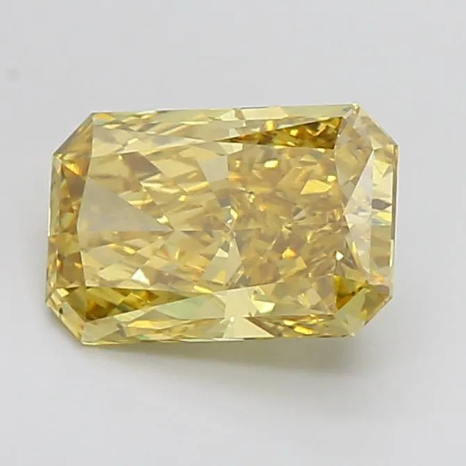 3.10ct Radiant Lab Grown Diamond (Colour Fancy Vivid Yellow, Clarity VS2, IGI Certified)