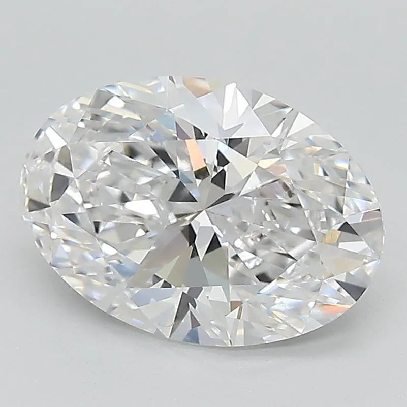 2.16ct Oval Lab Grown Diamond (Colour D, Clarity VVS2, GIA Certified)