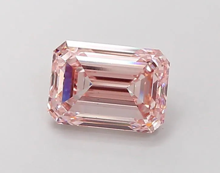 3.01ct Emerald Lab Grown Diamond (Colour Fancy Pink, Clarity VS2, IGI Certified)