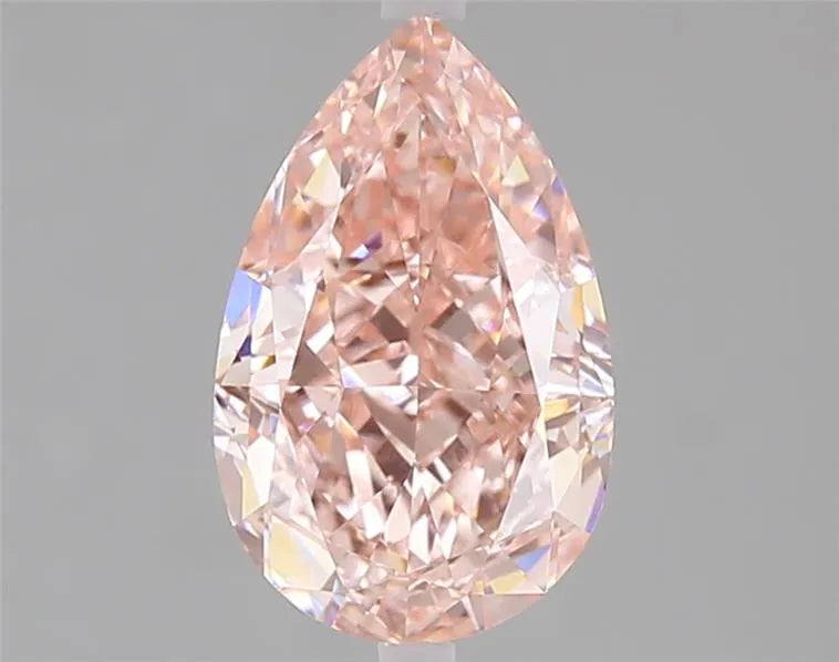 2.03ct Pear Lab Grown Diamond (Colour Fancy Vivid Pink, Clarity VVS1, IGI Certified)