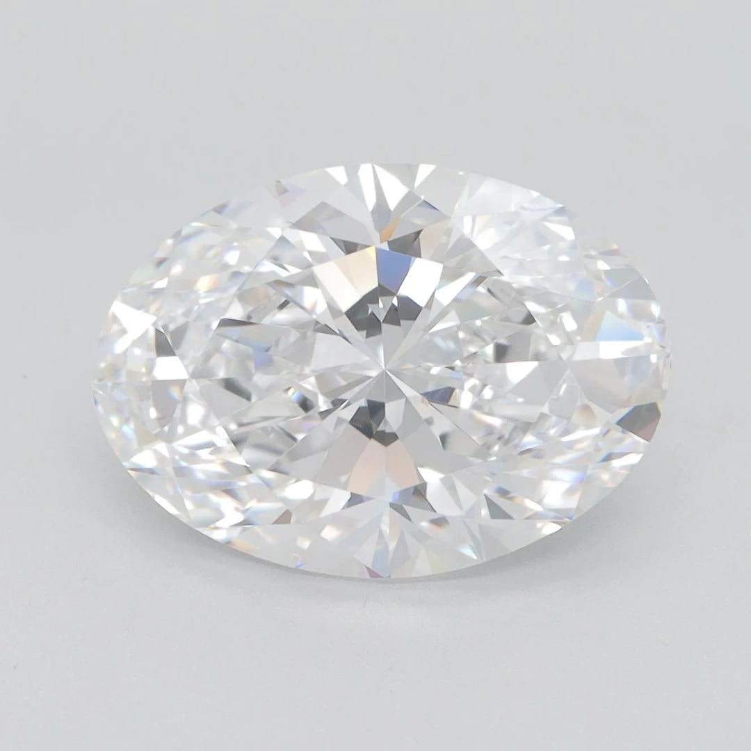 5.08ct Oval Lab Grown Diamond (Colour D, Clarity VVS1, GIA Certified)