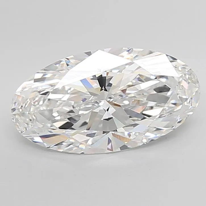 5.09ct Oval Lab Grown Diamond (Colour E, Clarity VVS2, IGI Certified)