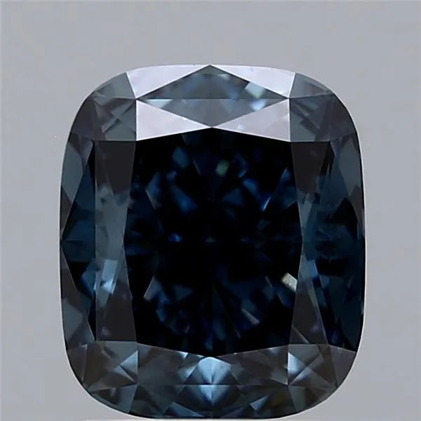 2.03ct Cushion modified Lab Grown Diamond (Colour Fancy Deep Greenish Blue, Clarity VS2, IGI Certified)