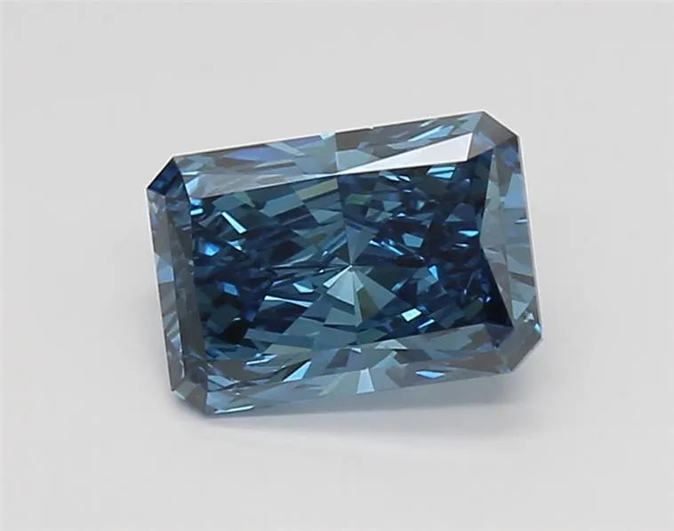 1.84ct Radiant Lab Grown Diamond (Colour Fancy Vivid Blue, Clarity VVS2, IGI Certified)