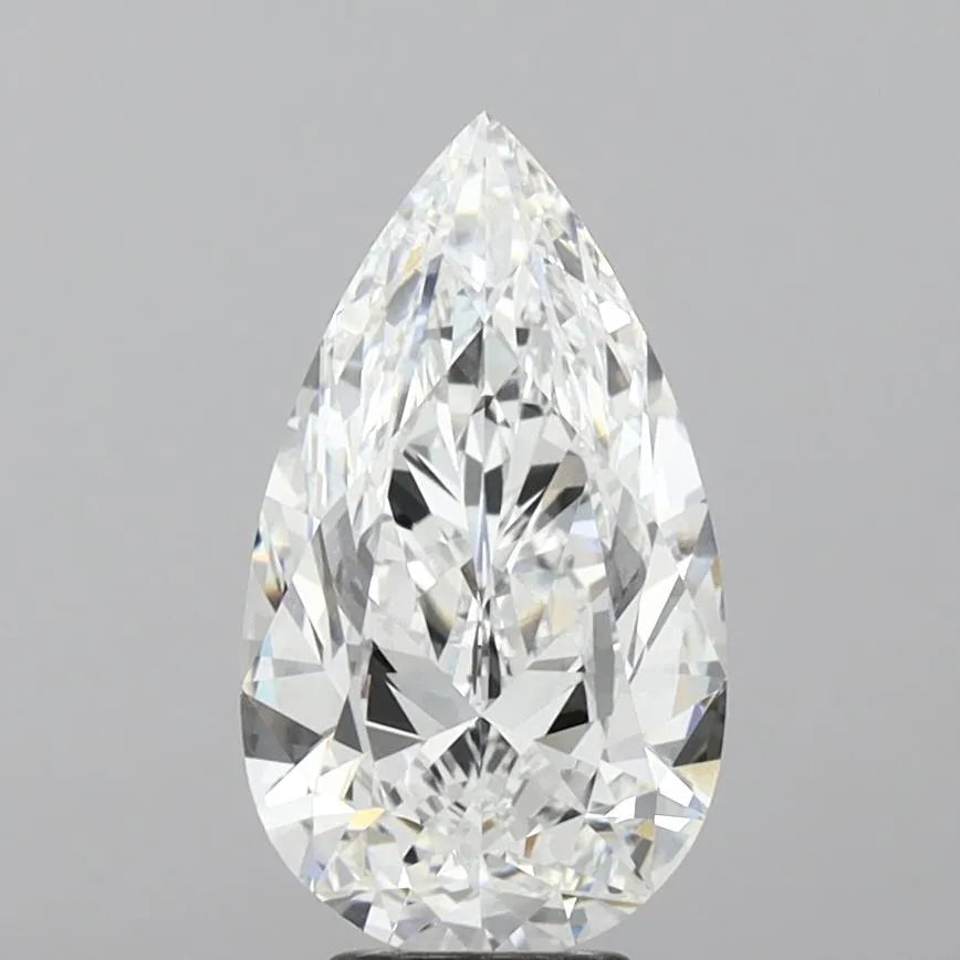 2.90ct Pear Lab Grown Diamond (Colour F, Clarity VS2, IGI Certified)
