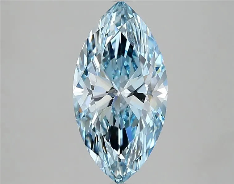 2.02ct Marquise Lab Grown Diamond (Colour Fancy Intense Blue, Clarity VVS1, IGI Certified)