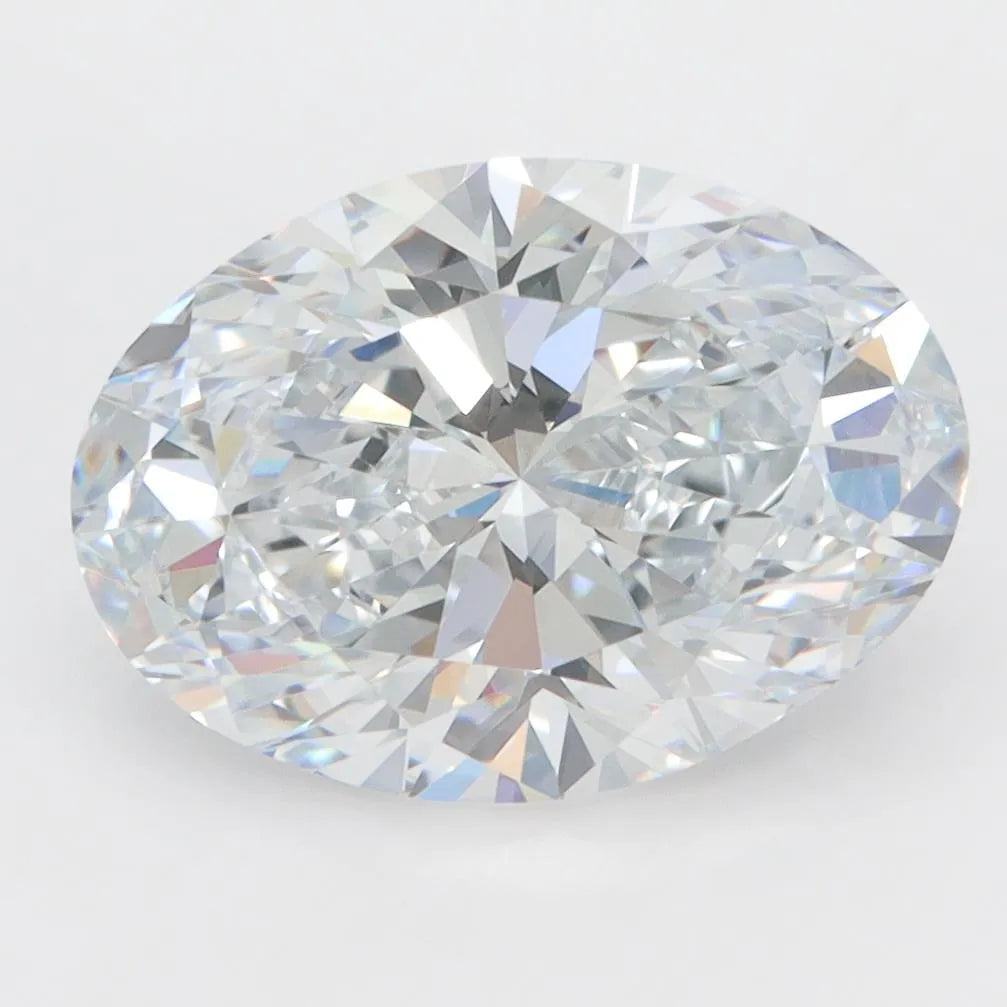 3.85ct Oval Lab Grown Diamond (Colour G, Clarity VVS1, IGI Certified)