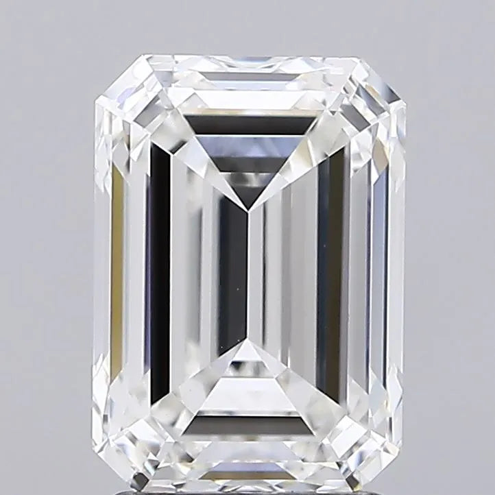 2.82ct Emerald Lab Grown Diamond (Colour F, Clarity VVS2, IGI Certified)