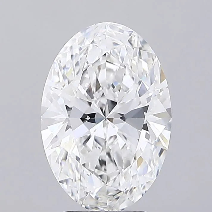 3.48ct Oval Lab Grown Diamond (Colour E, Clarity VVS2, IGI Certified)