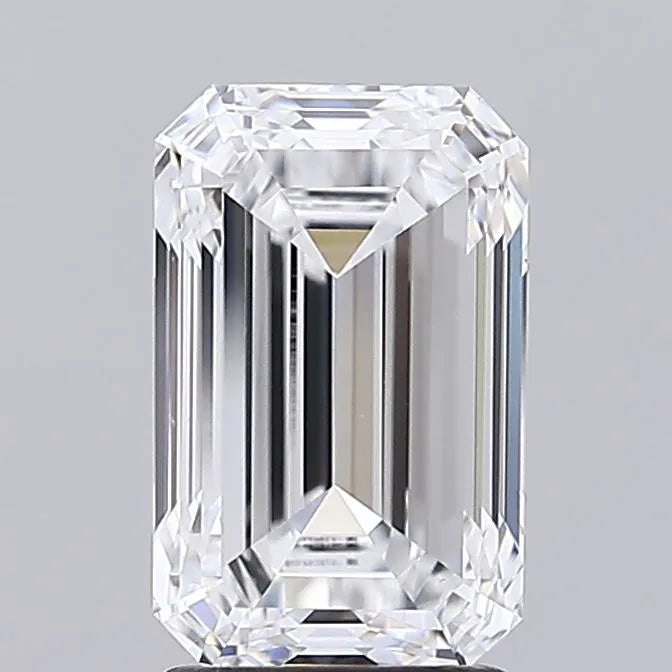 2.77ct Emerald Lab Grown Diamond (Colour D, Clarity VVS1, IGI Certified)