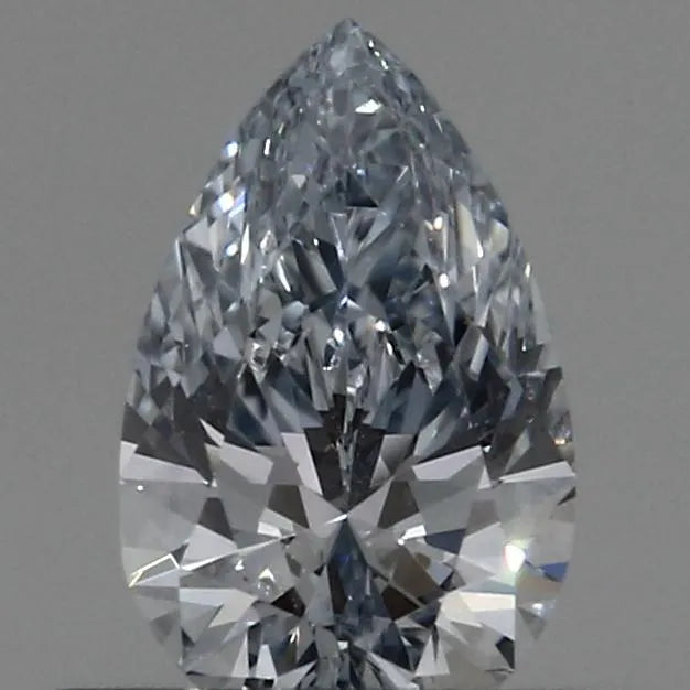 0.38ct Pear Lab Grown Diamond (Colour Fancy Blue, Clarity VVS2, IGI Certified)