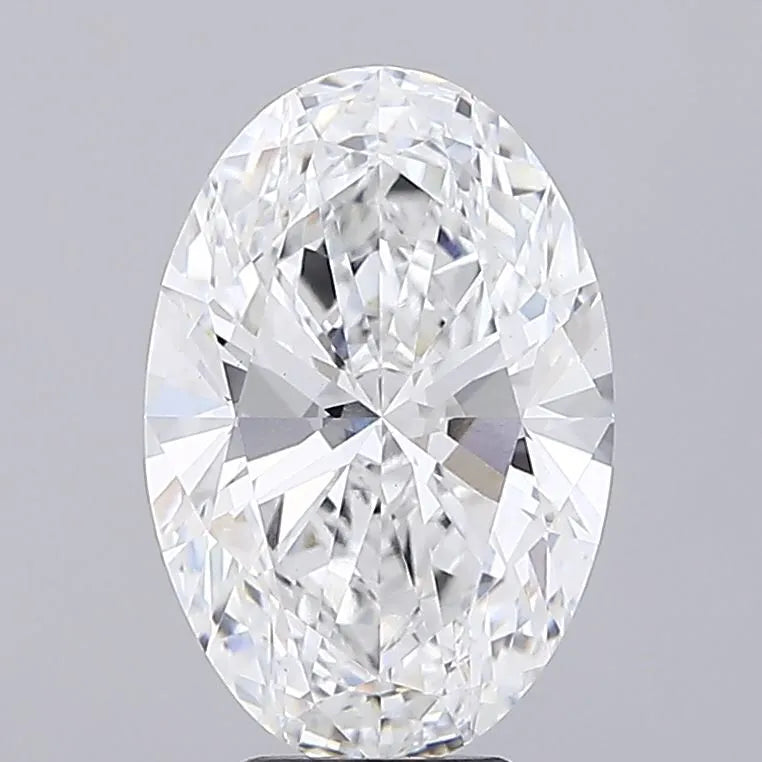 5.77ct Oval Lab Grown Diamond (Colour D, Clarity VVS2, IGI Certified)