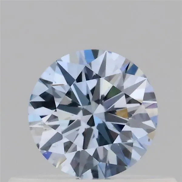 0.34ct Round Lab Grown Diamond (Colour Fancy Blue, Clarity VS2, Cut ID, IGI Certified)