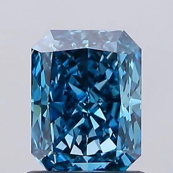 1.00ct Radiant Lab Grown Diamond (Colour Fancy Vivid Blue, Clarity VS2, IGI Certified)