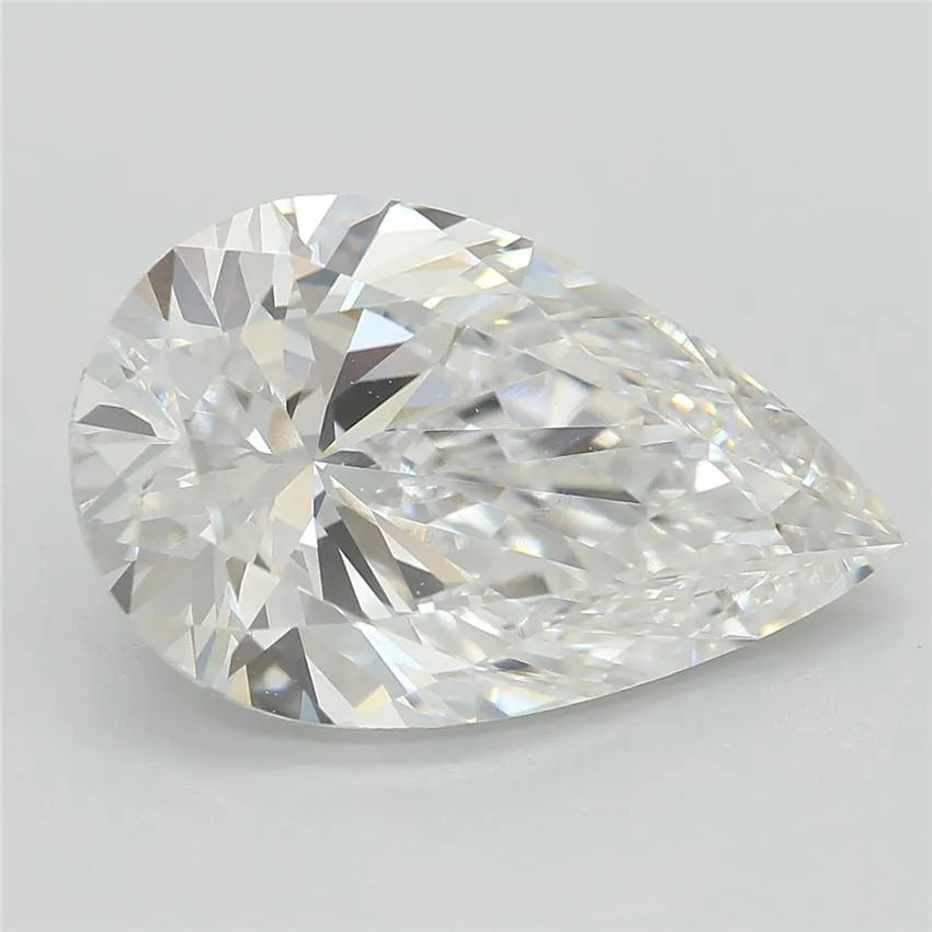 3.21ct Pear Lab Grown Diamond (Colour E, Clarity VVS2, Cut GD, GIA Certified)