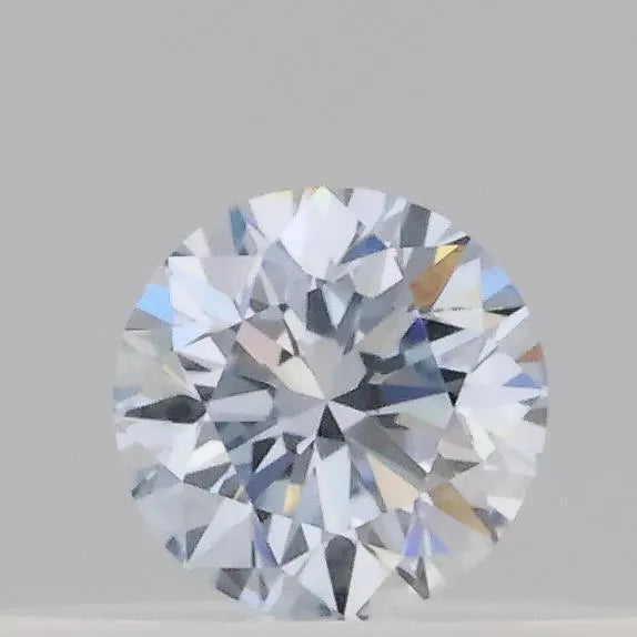 0.19ct Round Lab Grown Diamond (Colour Fancy Blue, Clarity VVS2, Cut EX, IGI Certified)