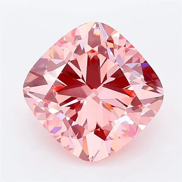 2.44ct Cushion brilliant Lab Grown Diamond (Colour Fancy Intense Pink, Clarity VVS2, IGI Certified)