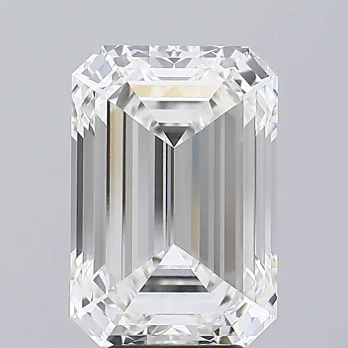 5.36ct Emerald Lab Grown Diamond (Colour H, Clarity VVS1, GIA Certified)