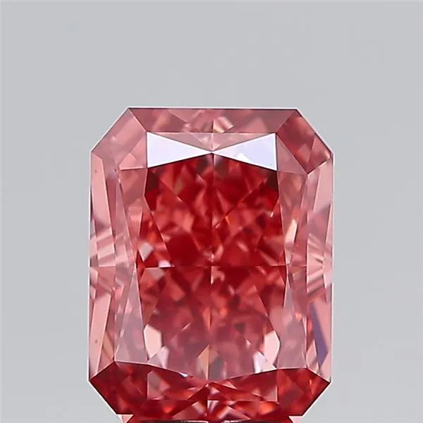 5.07ct Radiant Lab Grown Diamond (Colour Fancy Vivid Pink, Clarity VVS2, IGI Certified)