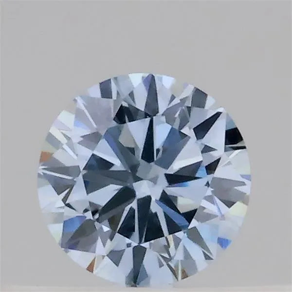 0.28ct Round Lab Grown Diamond (Colour Fancy Blue, Clarity VVS2, Cut ID, IGI Certified)