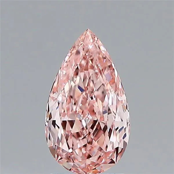 1.54ct Pear Lab Grown Diamond (Colour Fancy Intense Pink, Clarity VS2, IGI Certified)