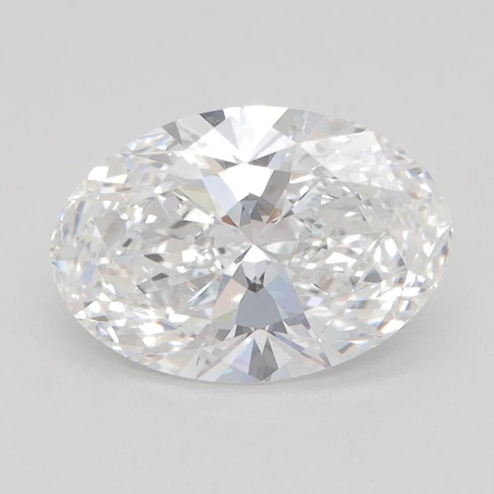 2.03ct Oval Lab Grown Diamond (Colour D, Clarity IF, IGI Certified)
