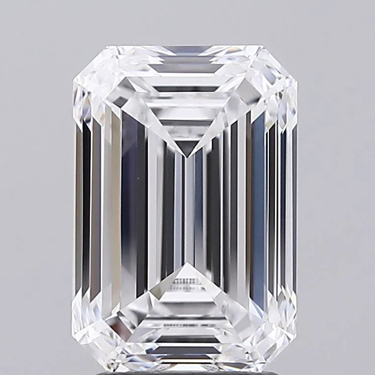 3.05ct Emerald Lab Grown Diamond (Colour D, Clarity IF, IGI Certified)