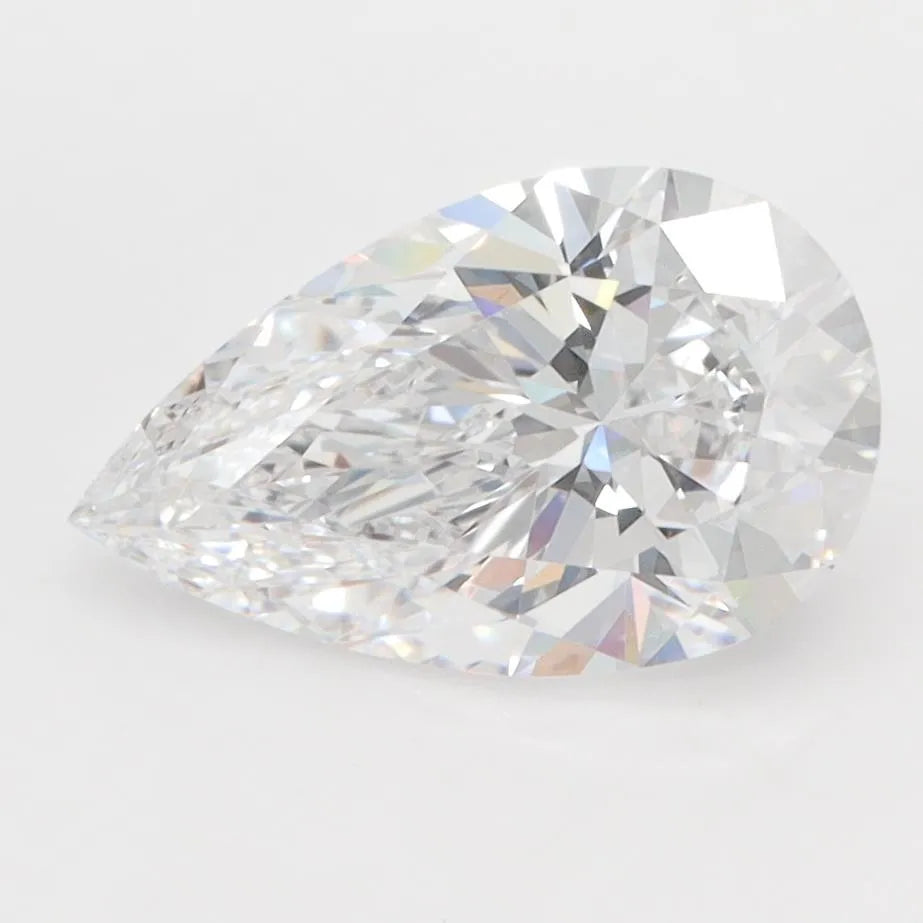 2.00ct Pear Lab Grown Diamond (Colour D, Clarity VVS1, IGI Certified)