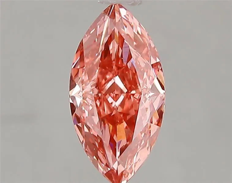 1.00ct Marquise Lab Grown Diamond (Colour Fancy Vivid Pink, Clarity VS2, IGI Certified)
