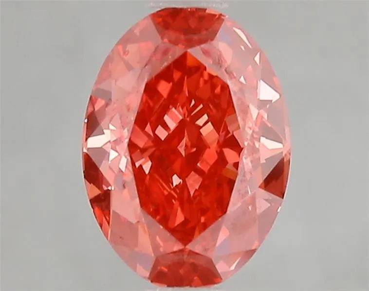 2.03ct Oval Lab Grown Diamond (Colour Fancy Vivid Pink, Clarity VVS2, IGI Certified)