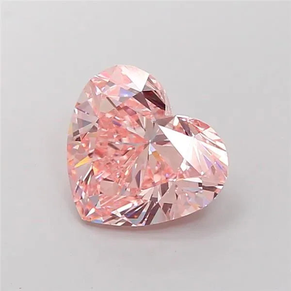 3.00ct Heart Lab Grown Diamond (Colour Fancy Intense Pink, Clarity VS1, IGI Certified)