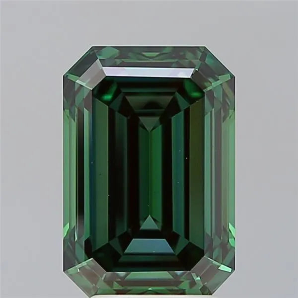 4.04ct Emerald Lab Grown Diamond (Colour Fancy Vivid Green, Clarity VS1, Uncertified)