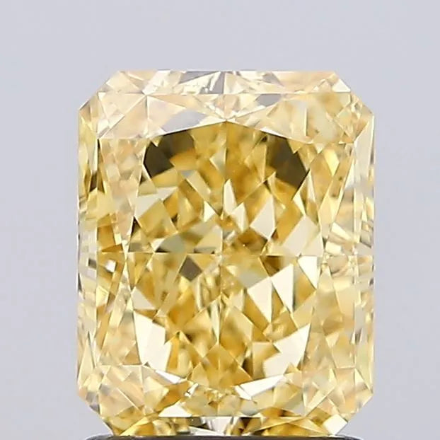1.76ct Radiant Lab Grown Diamond (Colour Fancy Vivid Yellow, Clarity VS1, IGI Certified)