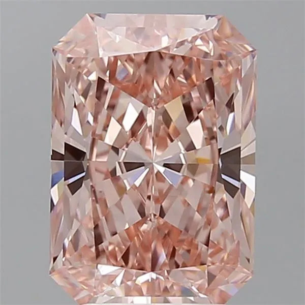 3.13ct Radiant Lab Grown Diamond (Colour Fancy Vivid Pink, Clarity VVS2, IGI Certified)