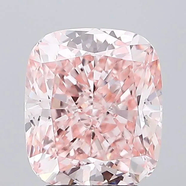 3.06ct Cushion modified Lab Grown Diamond (Colour Fancy Intense Pink, Clarity VVS2, IGI Certified)